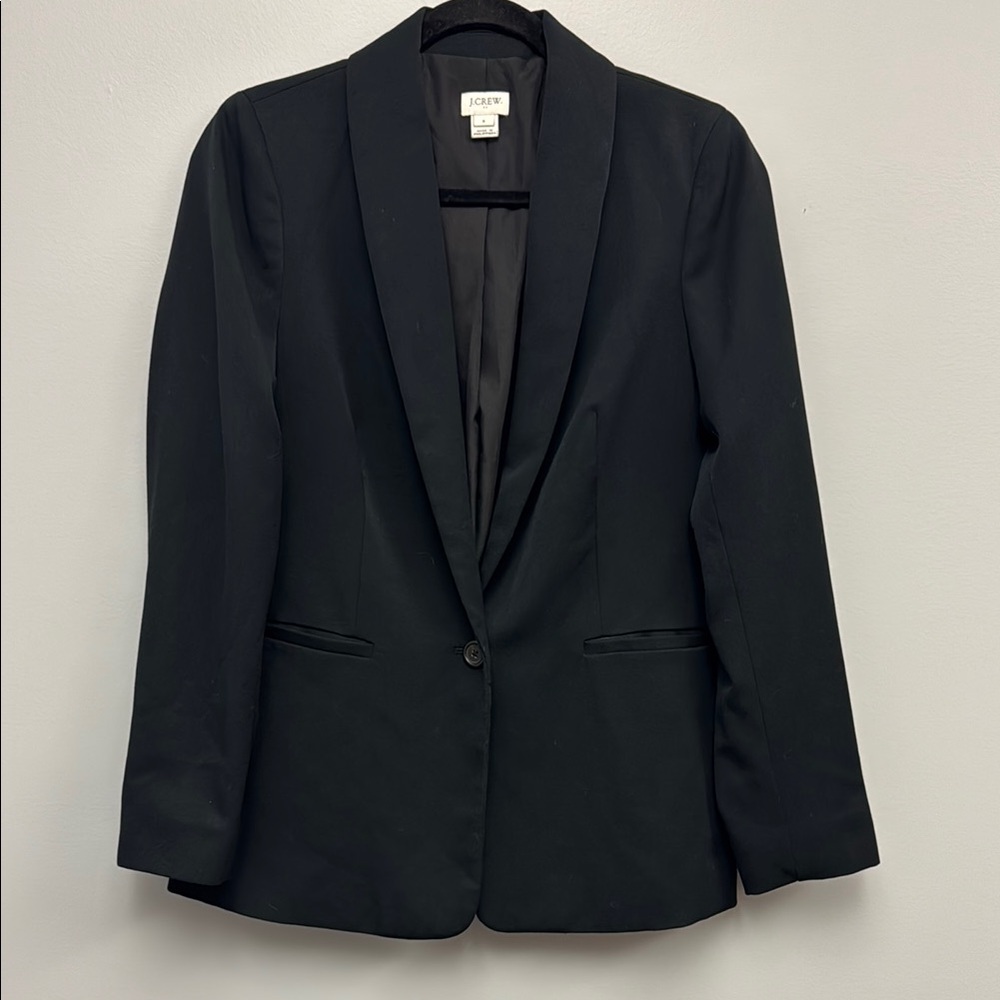 J. Crew Classic Black Suit Jacket - Size 6